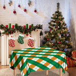 Irish Argyle Pattern Print Tablecloth