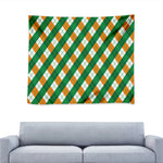 Irish Argyle Pattern Print Tapestry