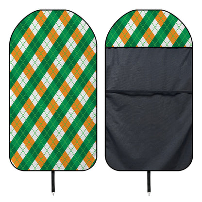Irish Argyle Pattern Print Waterproof Car Seat Cover