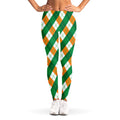 Irish Argyle Pattern Print Women's Leggings