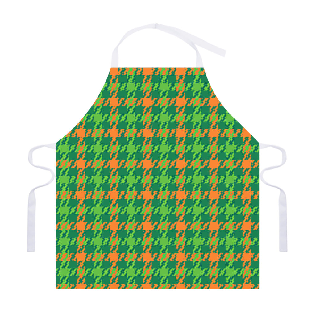 Irish Buffalo Check Pattern Print Adjustable Apron