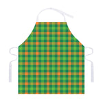 Irish Buffalo Check Pattern Print Adjustable Apron