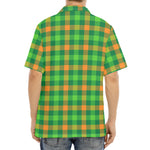 Irish Buffalo Check Pattern Print Aloha Shirt