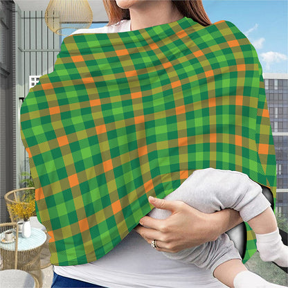 Irish Buffalo Check Pattern Print Baby Seat Cover