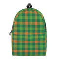 Irish Buffalo Check Pattern Print School Backpack