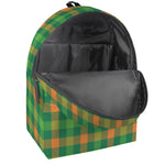 Irish Buffalo Check Pattern Print Backpack