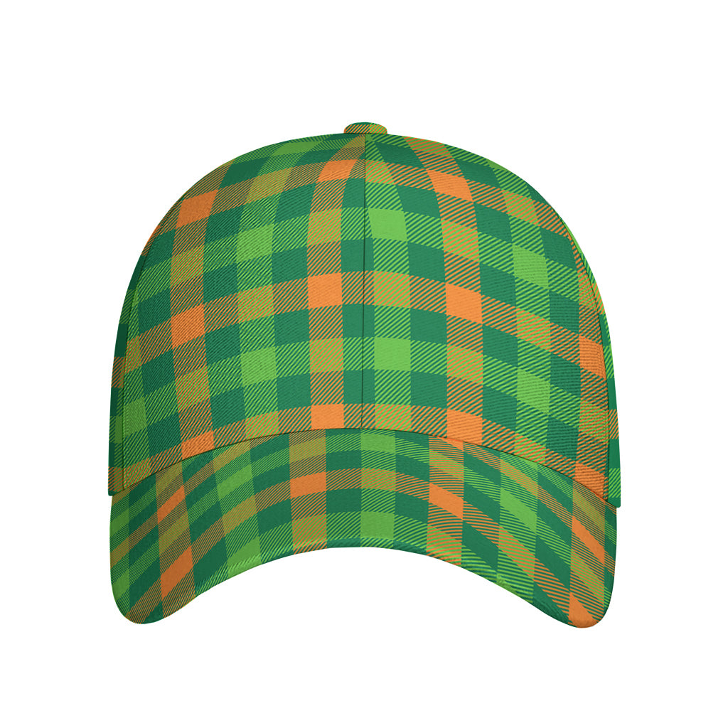 Irish Buffalo Check Pattern Print Baseball Cap