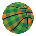 Irish Buffalo Check Pattern Print Basketball