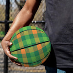 Irish Buffalo Check Pattern Print Basketball