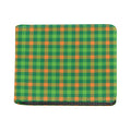 Irish Buffalo Check Pattern Print Bifold Wallet