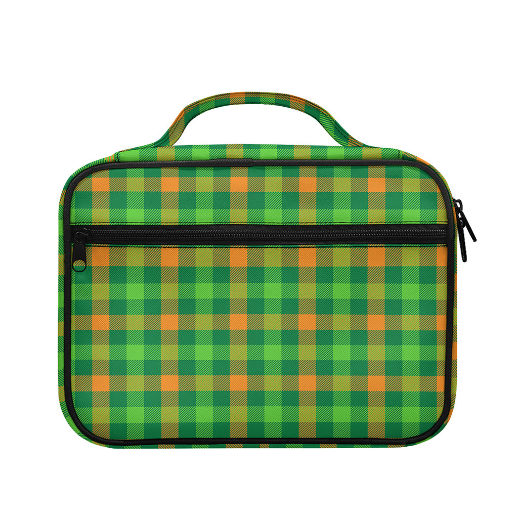 Irish Buffalo Check Pattern Print Briefcase Bible Bag