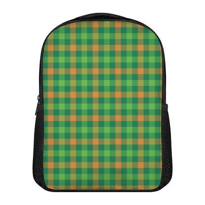 Irish Buffalo Check Pattern Print Casual Backpack
