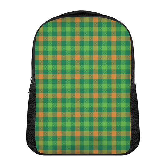 Irish Buffalo Check Pattern Print Casual Backpack