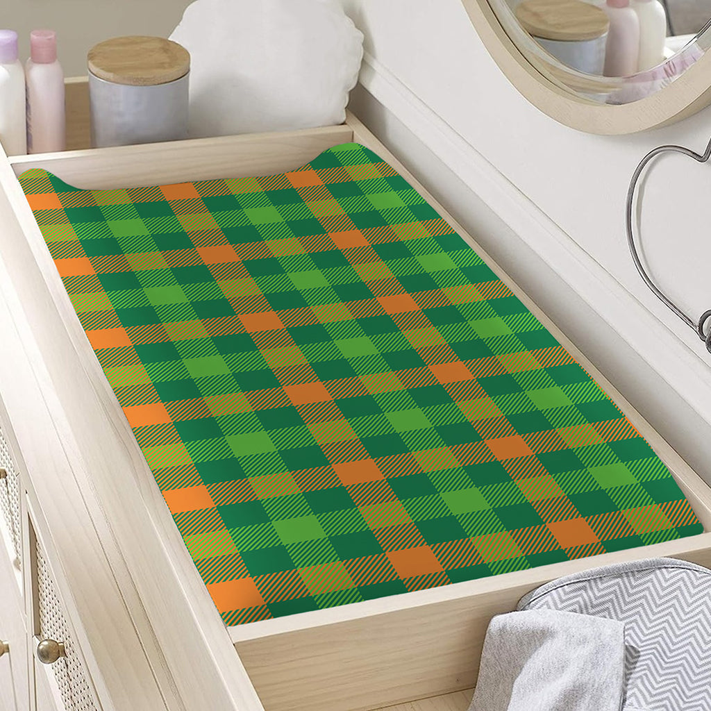 Irish Buffalo Check Pattern Print Changing Pad Cover