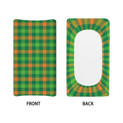 Irish Buffalo Check Pattern Print Changing Pad Cover