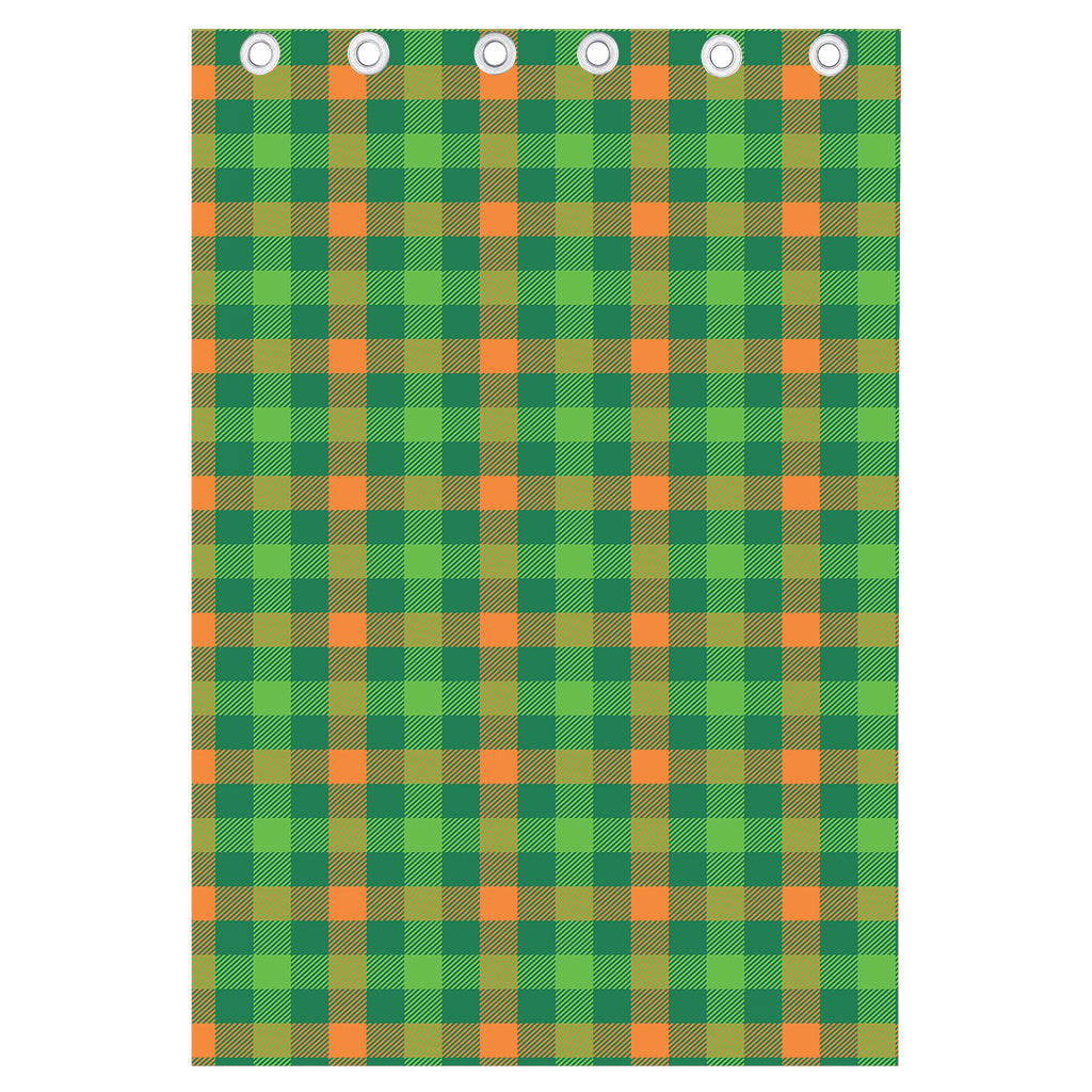Irish Buffalo Check Pattern Print Curtain