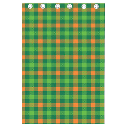 Irish Buffalo Check Pattern Print Curtain