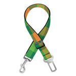 Irish Buffalo Check Pattern Print Dog Seat Belt