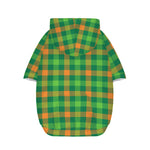 Irish Buffalo Check Pattern Print Dog Zip Up Hoodie