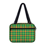 Irish Buffalo Check Pattern Print Double Strap Bible Bag
