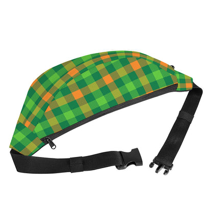 Irish Buffalo Check Pattern Print Fanny Pack