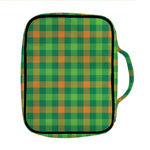 Irish Buffalo Check Pattern Print Front Pocket Bible Bag