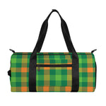 Irish Buffalo Check Pattern Print Gym Bag