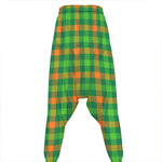 Irish Buffalo Check Pattern Print Hammer Pants