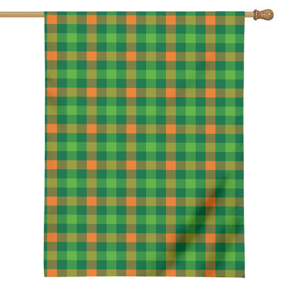 Irish Buffalo Check Pattern Print House Flag