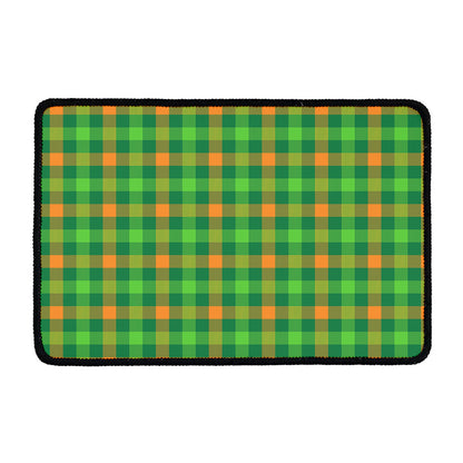 Irish Buffalo Check Pattern Print Kitchen Mat