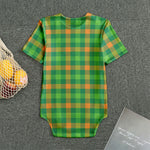 Irish Buffalo Check Pattern Print Men's Bodysuit
