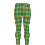 Irish Buffalo Check Pattern Print Men's leggings