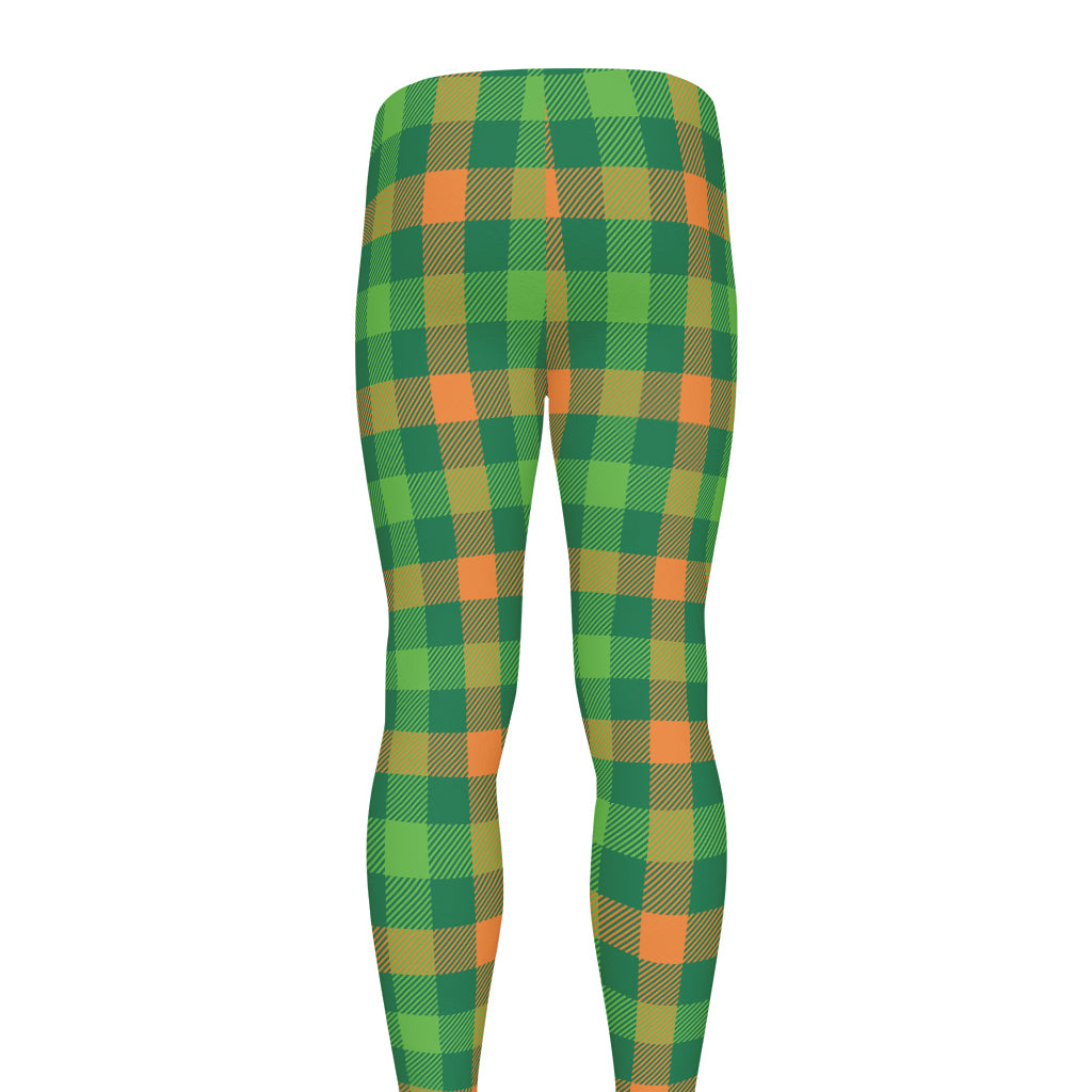 Irish Buffalo Check Pattern Print Men's leggings