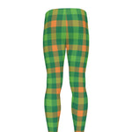 Irish Buffalo Check Pattern Print Men's leggings