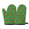 Irish Buffalo Check Pattern Print Oven Mitts