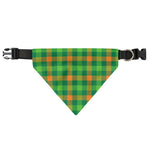 Irish Buffalo Check Pattern Print Over The Collar Dog Bandana