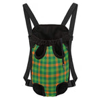 Irish Buffalo Check Pattern Print Pet Carrier Backpack