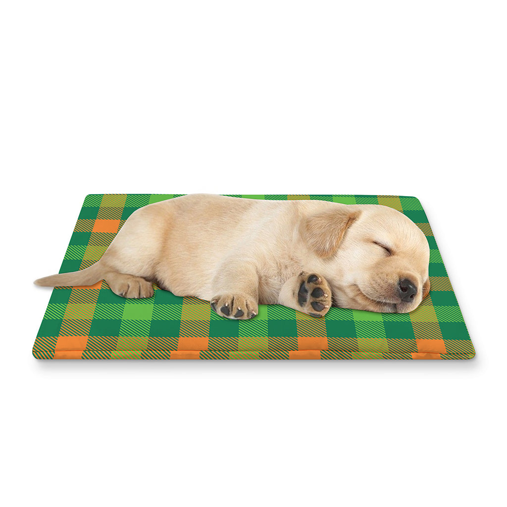 Irish Buffalo Check Pattern Print Pet Cooling Mat Cover