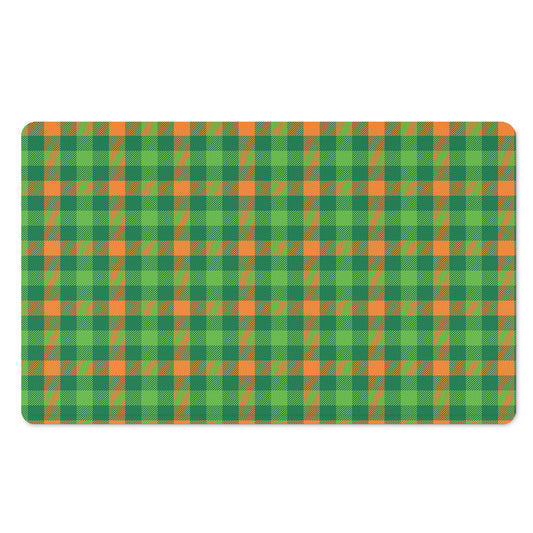 Irish Buffalo Check Pattern Print Polyester Doormat