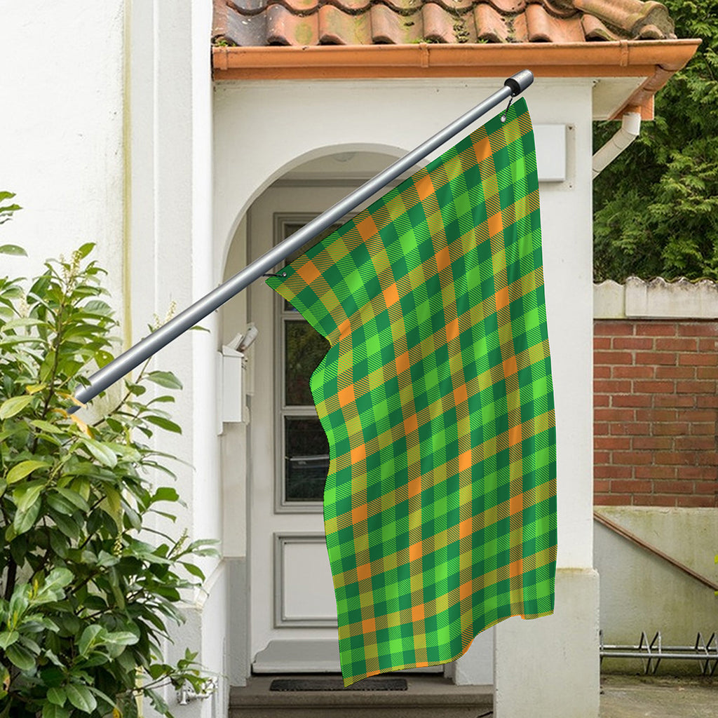 Irish Buffalo Check Pattern Print Polyester Flag