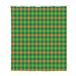 Irish Buffalo Check Pattern Print Polyester Shower Curtain