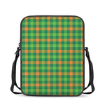 Irish Buffalo Check Pattern Print Rectangular Crossbody Bag
