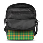 Irish Buffalo Check Pattern Print Rectangular Crossbody Bag