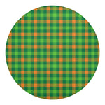 Irish Buffalo Check Pattern Print Round Blanket