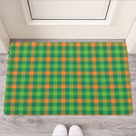 Irish Buffalo Check Pattern Print Rubber Doormat