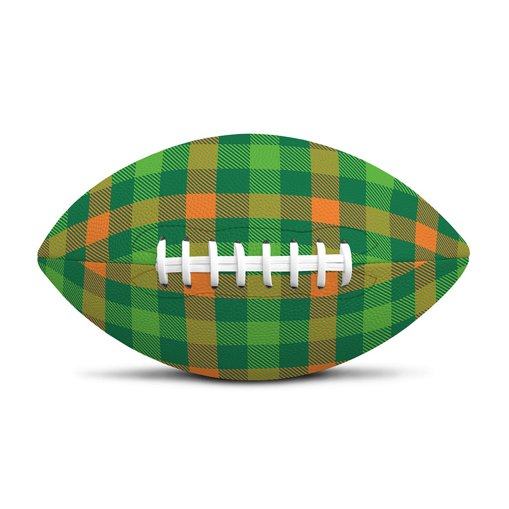Irish Buffalo Check Pattern Print Rugby Ball