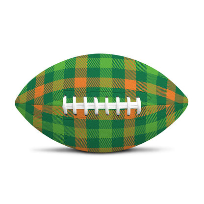 Irish Buffalo Check Pattern Print Rugby Ball