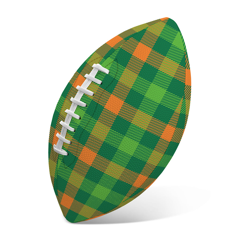Irish Buffalo Check Pattern Print Rugby Ball