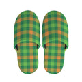 Irish Buffalo Check Pattern Print Slippers