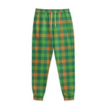 Irish Buffalo Check Pattern Print Sweatpants